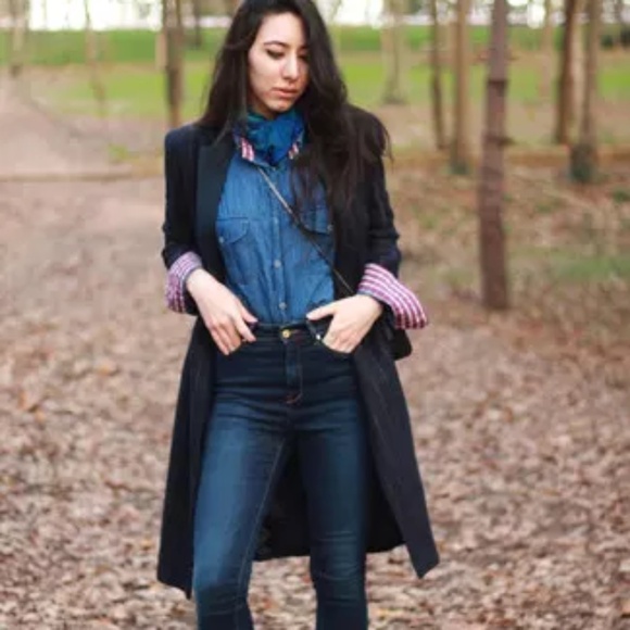 Philosophy Di Alberta Farretti Wool Pinstripe Coat sz Medium NWOT - Picture 1 of 11